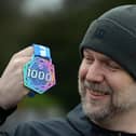 Chris Johnson has celebrated running 1,000 miles in 12 months after Virtual Runner UK made an exception and sent him a medal for the achievement.