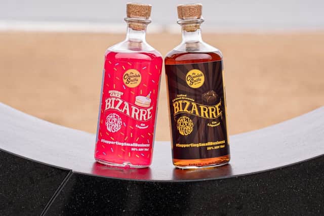 The Bizarre gin Liqueurs are made in Sunderland. Photo by LeopardPrints Photography