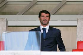 Roy Keane watching Sunderland face West Brom from the stands after taking charge of club in 2006 (Photo by Matthew Lewis/Getty Images)