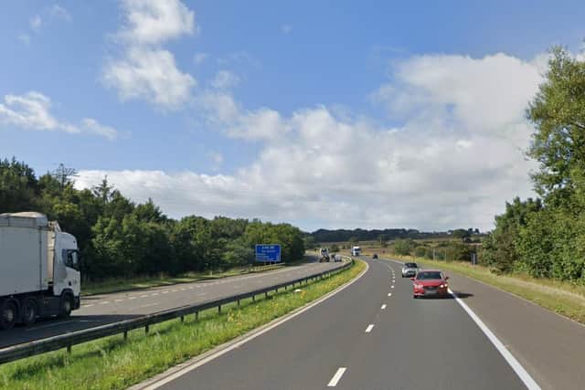 The collision happened on the A194 in Washington. Image copyright Google Maps.