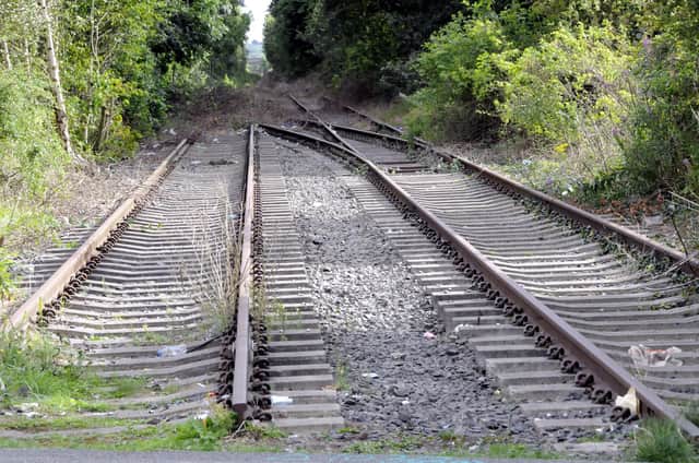 A stretch of the mothballed Leamside Railway Line.