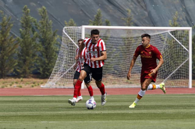 Danny Batth playing against Roma. Picture by Ian Horrocks.