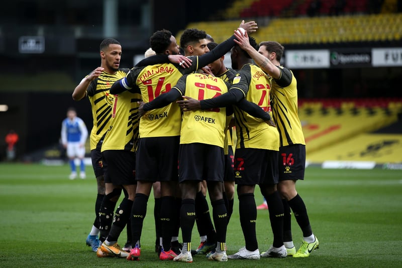 Watford can't be caught in second place, and they'll be relieved to have bounced straight back up to the Premier League at the first time of asking. It'll be interesting to see how exciting starlet Joao Pedro in particular fares in the top tier next season.