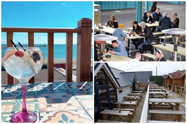 Seafront beer gardens for pints and cocktails with a view