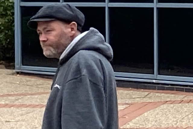 Terrence Johntson, pictured outside of South Tyneside Magistrates Court.