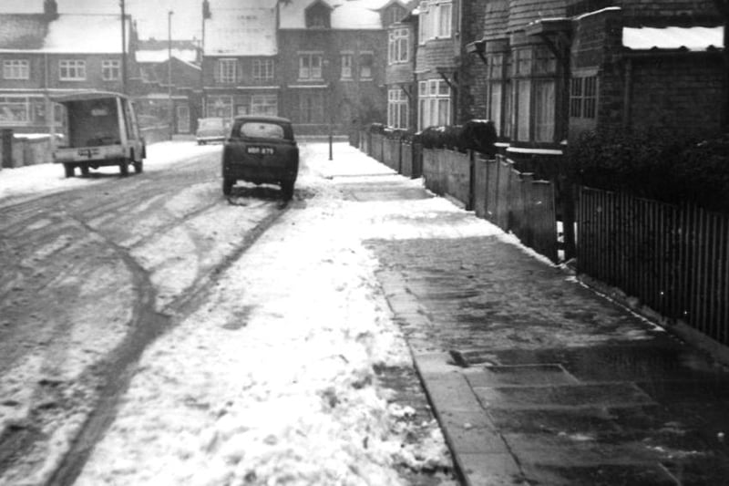 Parton Street in the snow. Photo: Hartlepool Museum Service.