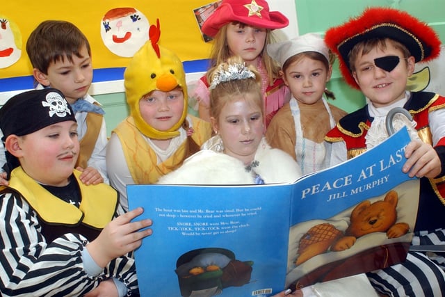 Some great characters at Hetton Lyons Primary on World Book Day in 2006 but is your child among them?