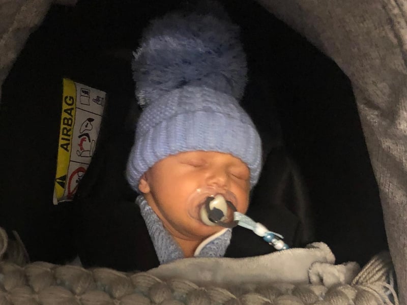 Carissa Walker, said: "Cooper Jake Brian Daggett.
23.12.20
8.4lb."