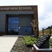 Seaham High School in Station Road, Seaham. 
