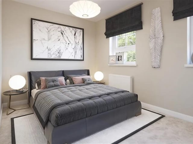 This two bed new build home in Havant Road, Bedhampton, is on the market for £310,000. It is listed on Zoopla by Henry Adams Simply New Homes.