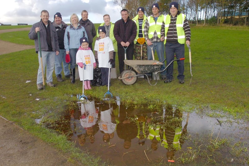 Hetton Lyons Country Park got a clean-up in 2008 thanks to volunteers who were hard at work on National Make A Difference Day.