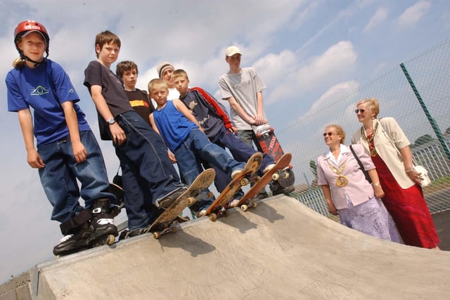 Who remembers the opening of the new skateboard park at the King George V fields in 2003?