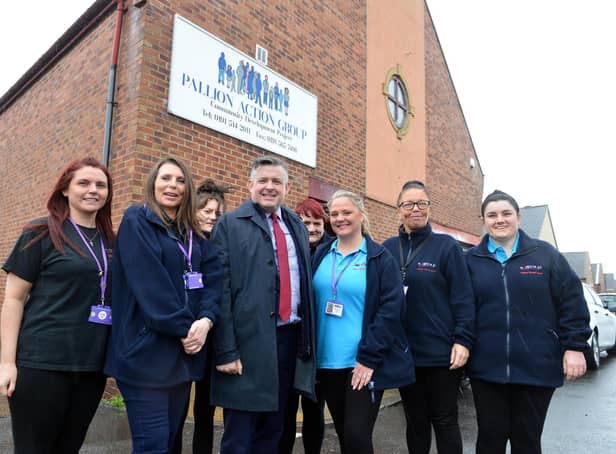 Shadow Secretary of State for Work and Pensions, Jonathan Ashworth, visiting Pallion Action Group to discuss the increase in the cost of living. Staff at the centre have seen a massive increase in the number of people asking for help.