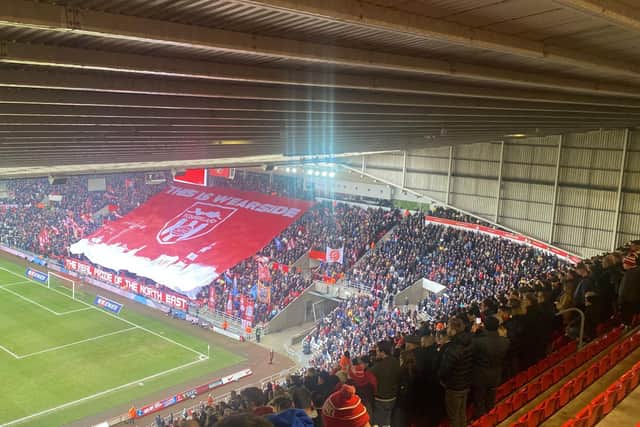 Safc Display Watch stunning Stadium of Light flag display before Sunderland's win ...