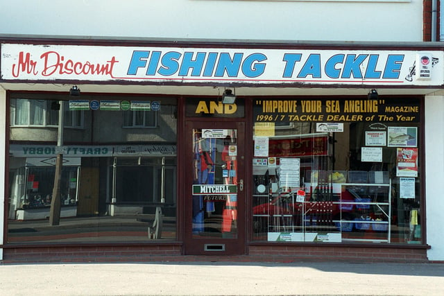 Mr. Discount Fishing Tackle shop, Anchorsholme Lane, Cleveleys, 1999