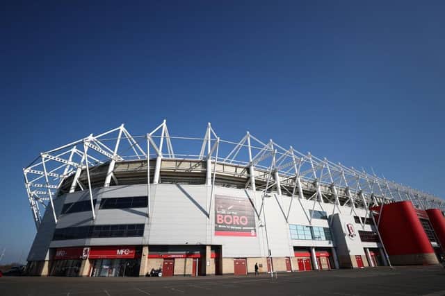 Middlesbrough's Riverside Stadium. (Photo by Naomi Baker/Getty Images)