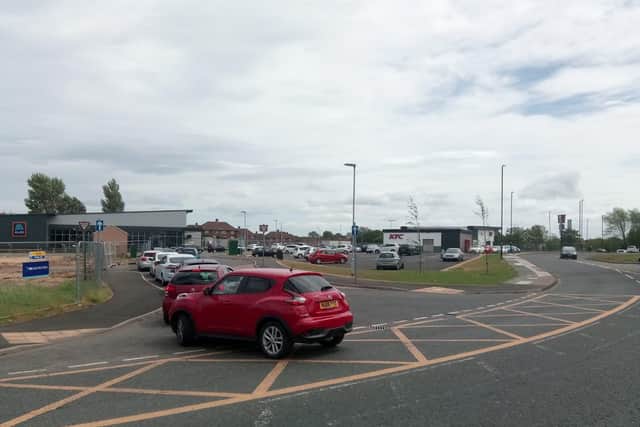 Traffic was left queuing up outside the KFC branch on Pennywell Industrial Estate after it reopened to customers.