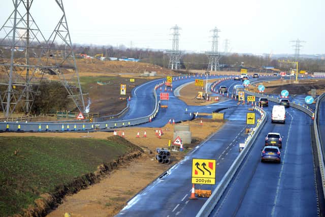 A Freedom of Information request has revealed the number of drivers caught speeding through the roadworks area.