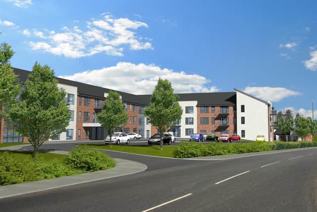 CGI impressions of how the proposed extra care facility could look