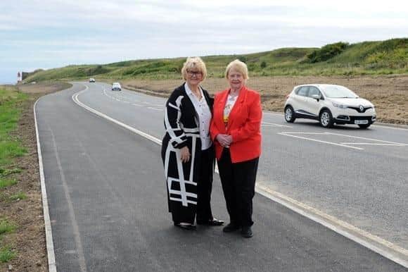 (L-R) Leader of the council and Whitburn and Marsden ward councillor Tracey Dixon with Cllr Margaret Meling, lead member for economic growth and transport

