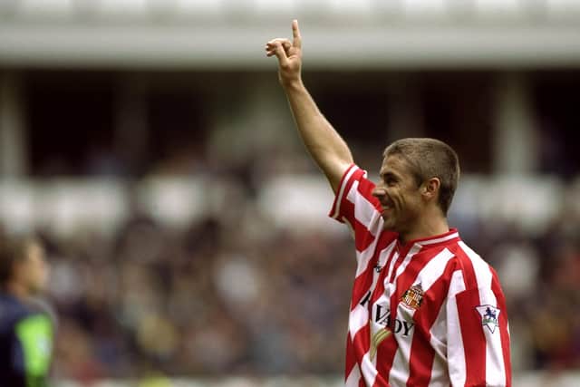 Kevin Phillips of Sunderland during the FA Carling Premiership match against Derby played at Pride Park in Derby, England. Sunderland won the game 5-0.