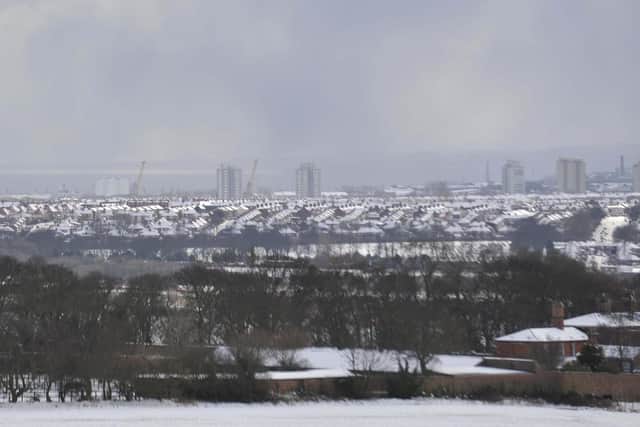 Forecasters predict some patches of snow on Wearside during a day that is drier overall, but still bitterly cold