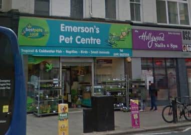 The thief targetted Emerson's Pet Centre