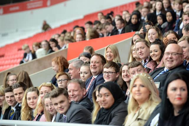 The opening ceremony of the 2019 Work Discovery Week at the Stadium of Light.