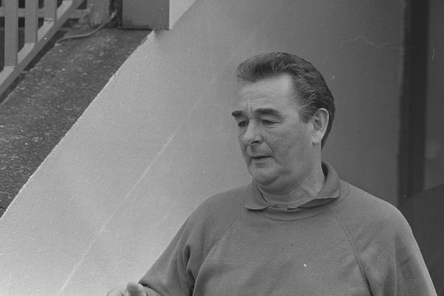 Brian Clough during his final days at Nottingham Forest in 1993.