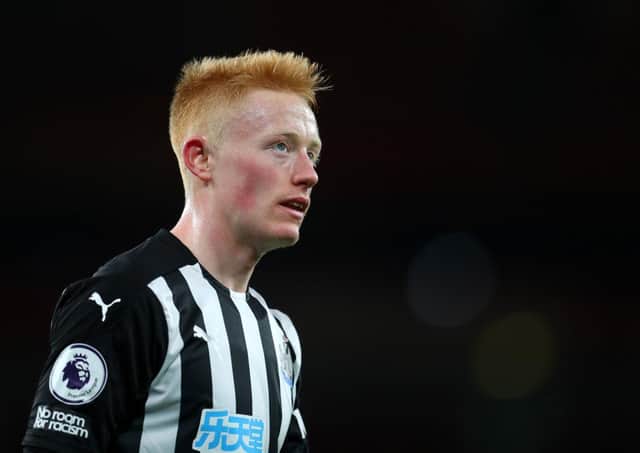 Newcastle United midfielder Matty Longstaff last played for the first team in January. (Photo by Catherine Ivill/Getty Images)