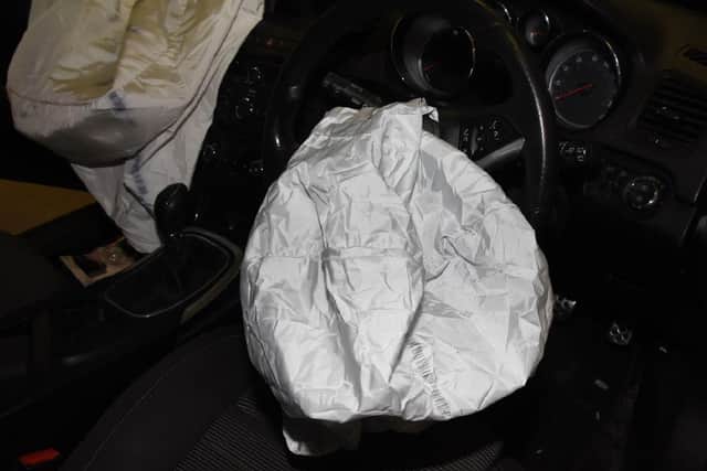 Police charged after forensics found the tiniest drop of saliva on the air bag
