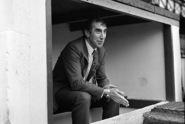 Bob Stokoe takes a first look around Roker Park after becoming Sunderland manager in 1972.