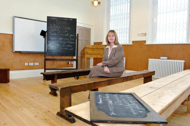 Janette Hilton in the old Donnison School building in Church Walk.