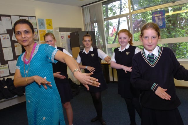 St Anthony's pupils enjoyed a first hand experience of Bollywood when dance artist Kiran Chahan taught them some of the movements in 2007.