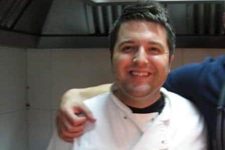 David Ray in his previous career as a chef.