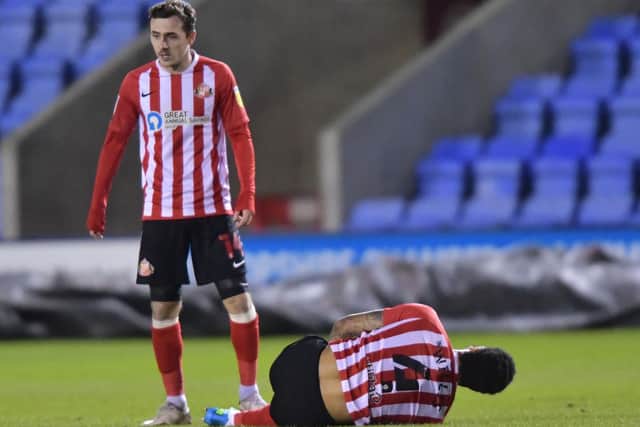 Sunderland handed major injury blow as Jordan Willis stretchered off minutes into Shrewsbury Town clash