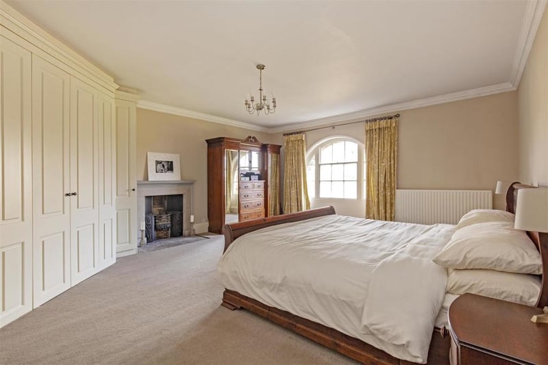 Superb main bedroom with fabulous views over rear gardens.