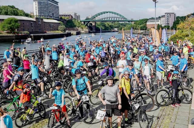 Cyclists ahead of Sunday's Active Sunderland BIG Bike Ride. All pictures by North News and Pictures.