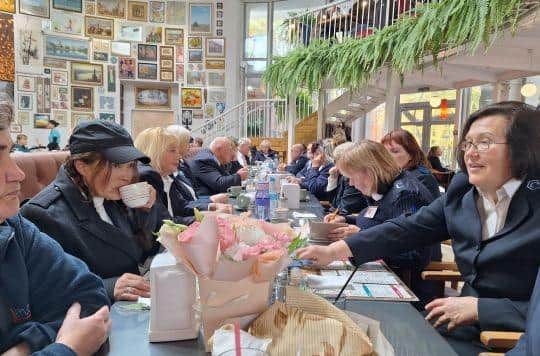 Volunteers gather at Kharkiv Salvation Army