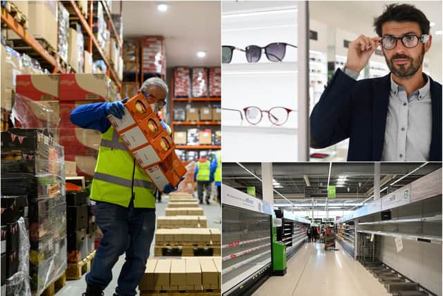 From helping people with their new glasses to keeping the city's supermarket shelves stocked, here are 12 jobs you can apply for in Sunderland