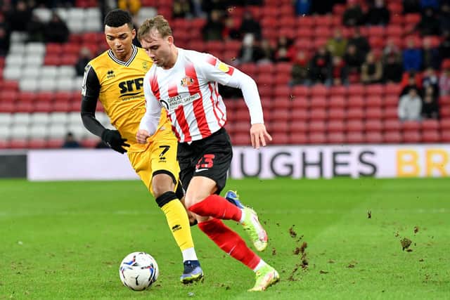 The Stadium of Light pitch was in poor condition on Tuesday night