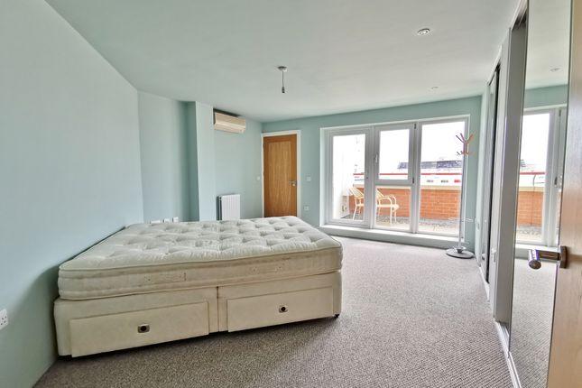 Inside one of the bedrooms.