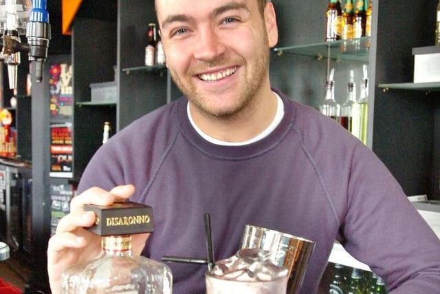 Who fancies an Amaretto Cooler? Here's one being served at Pure in Park Lane in 2009.