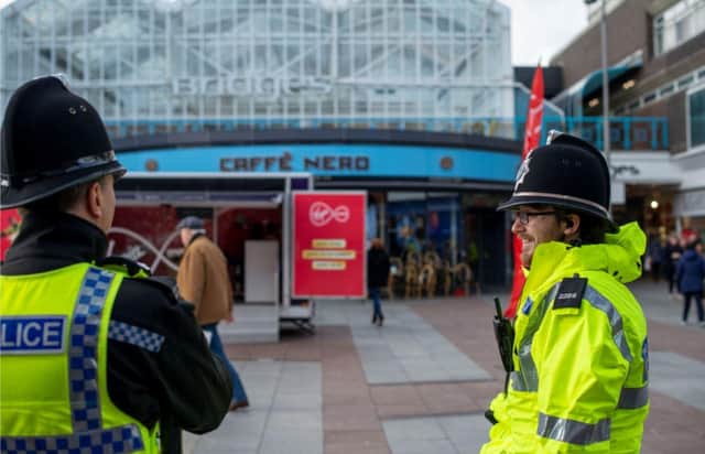 Police in Sunderland city centre