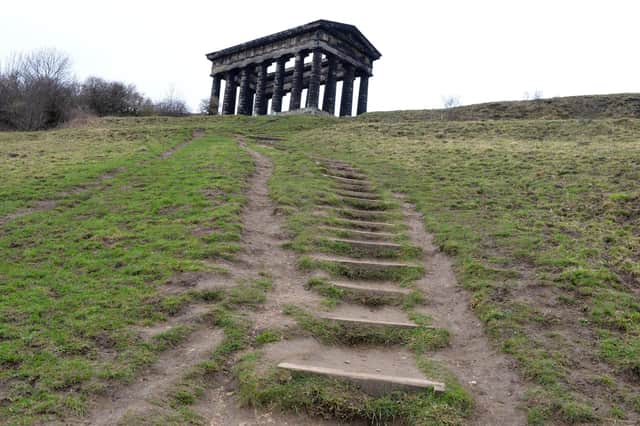 Penshaw Monument is one of a number of landmarks across Sunderland to be lit up brightly on May 11 and May 24 to mark Foster Care Fortnight.