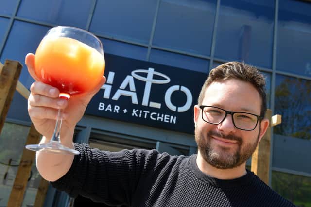 Halo Bar & Kitchen to open at the former Bud Bigalows on Low Row. Co-owner Max Craigs.