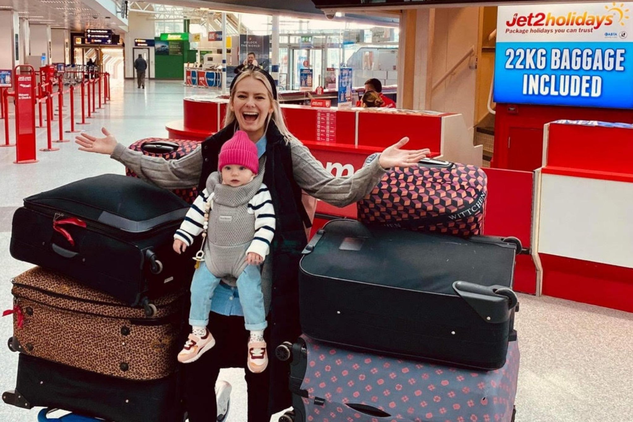 Matka Sunderlanda z Polski przyleciała do domu z sześcioma walizkami dla ukraińskich uchodźców