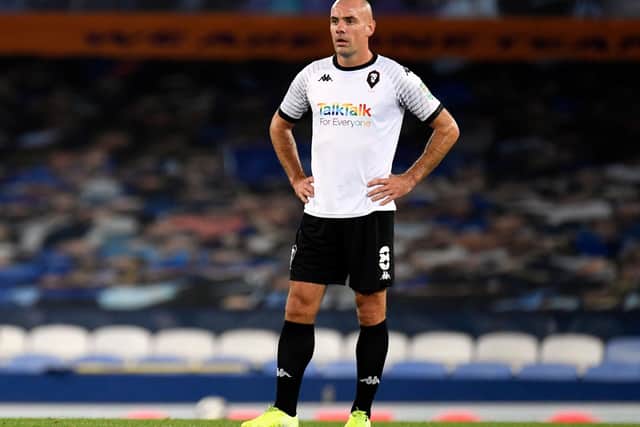 Darron Gibson whilst at Salford City