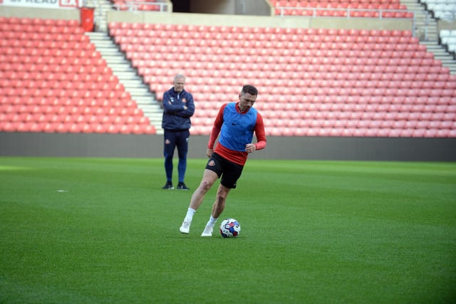 Sunderland captain Corry Evans on the ball.