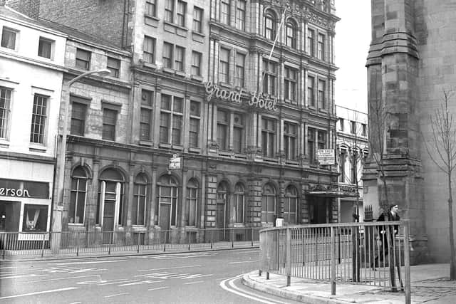 The Grand Hotel in Bridge Street which hosted famous names such as Christopher Lee and Helen Shapiro in its heyday.